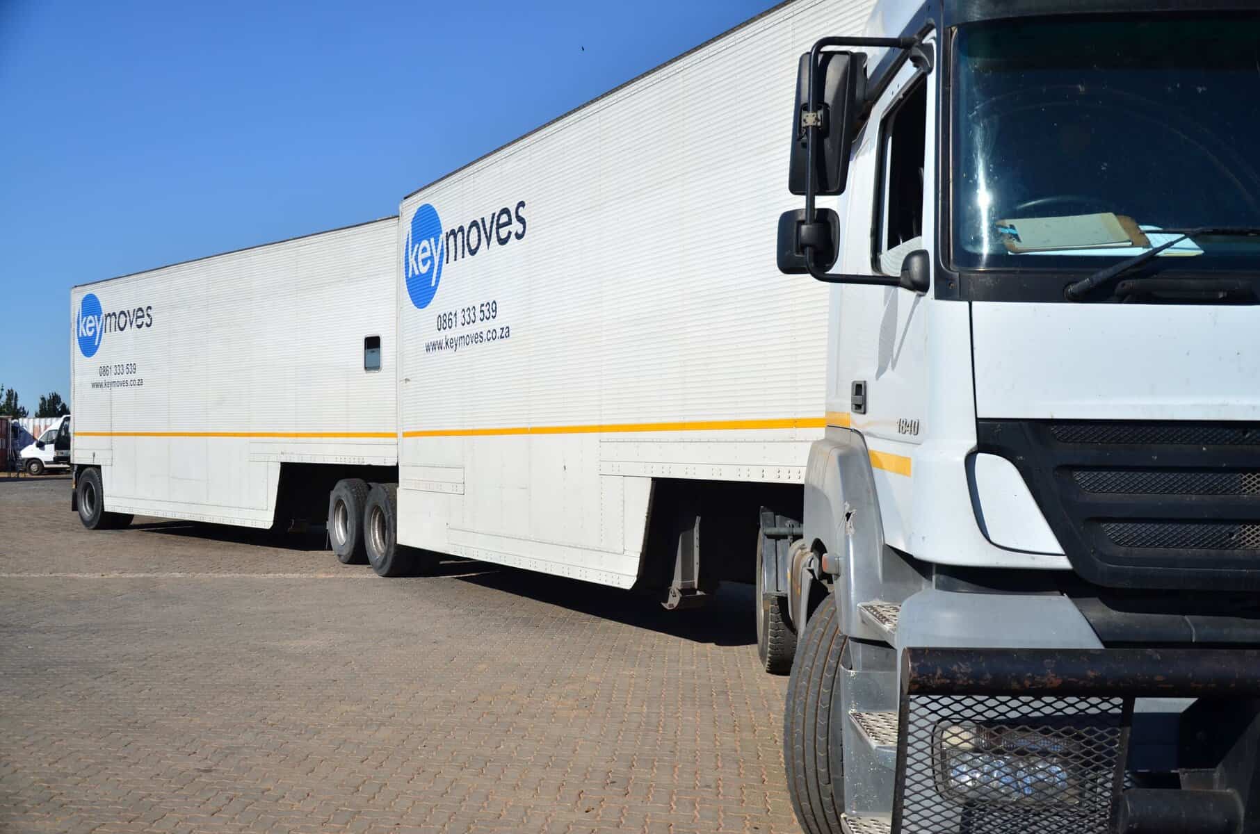 Key Moves moving truck for residential and commercial relocation services.