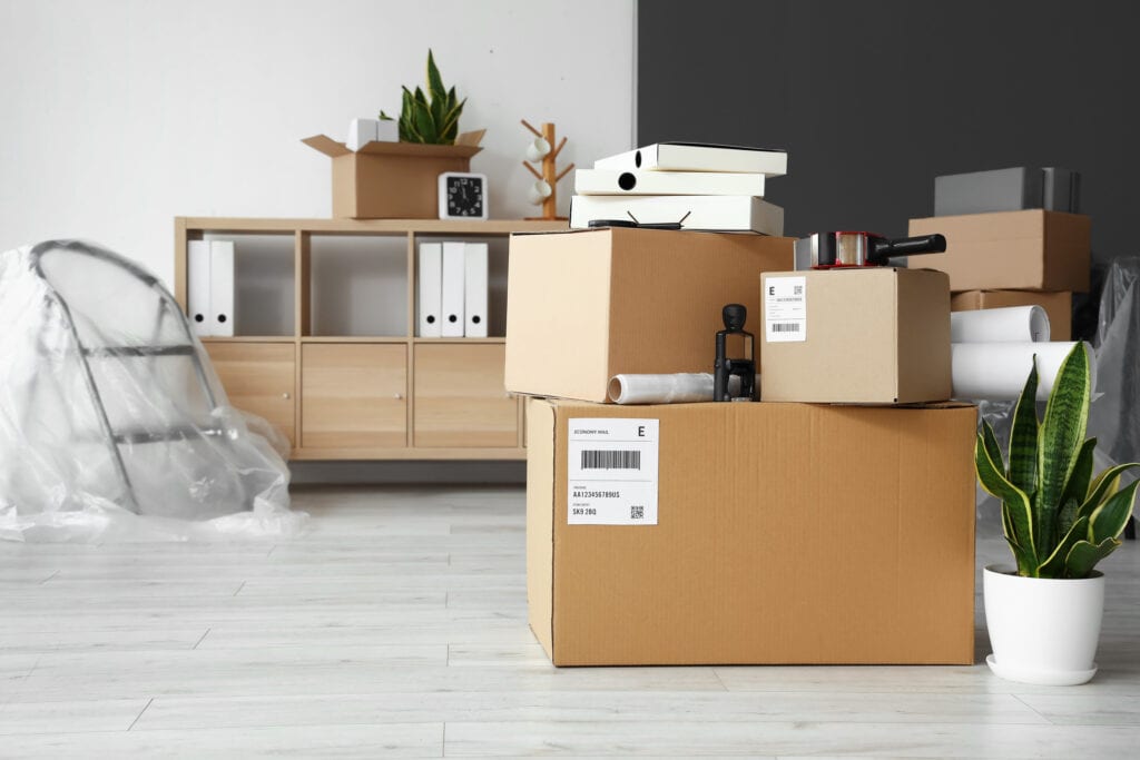 Moving boxes and packing supplies for long-distance relocation in Cape Town and Johannesburg.