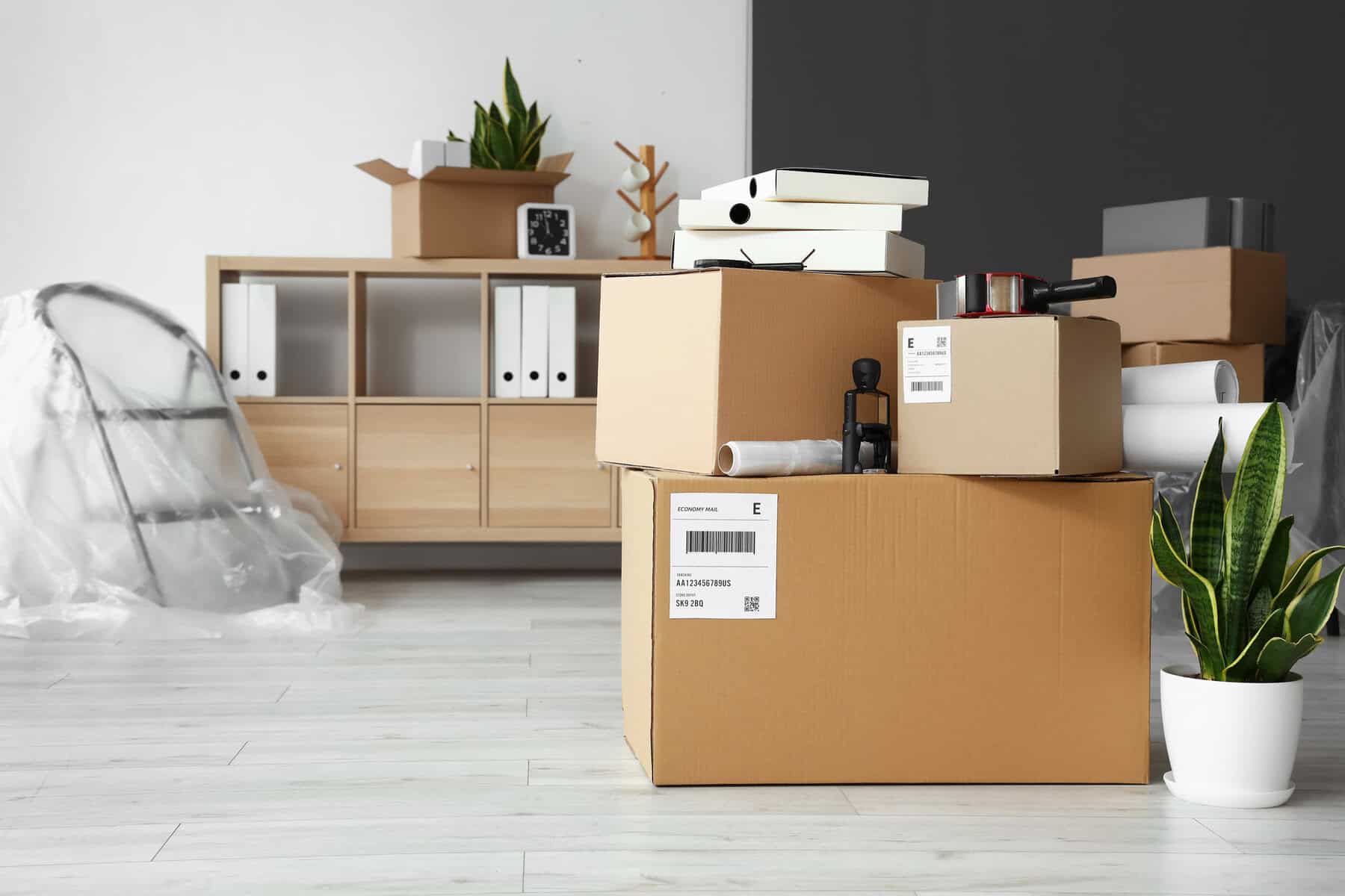 Moving boxes and packing supplies for long-distance relocation in Cape Town and Johannesburg.